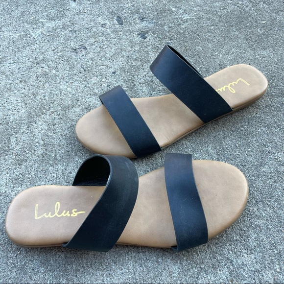 Lulus Black Oona Sandals (SOLD) - Picture 6 of 6